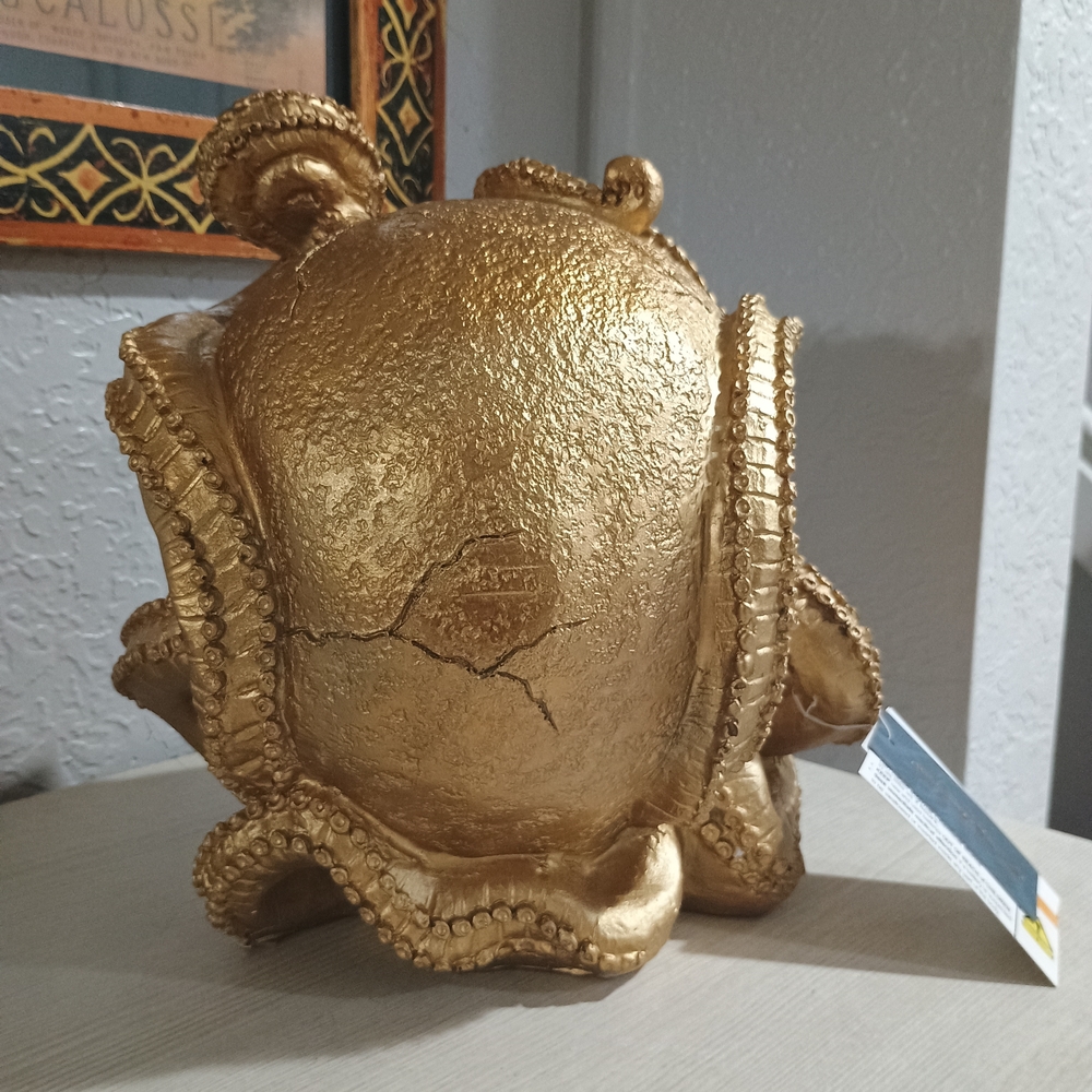 LED Tommy Bahama Summerween Gold Octopus Skull Mermaid Pirate - Picture 6 of 6